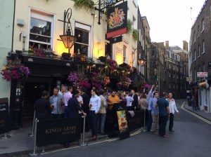 $ pm Friday rush to grab a pint.