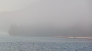 The mist taking over the city